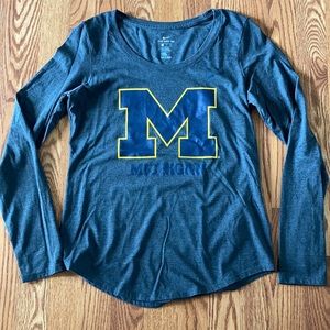 Nike Women’s Michigan long sleeve tee
